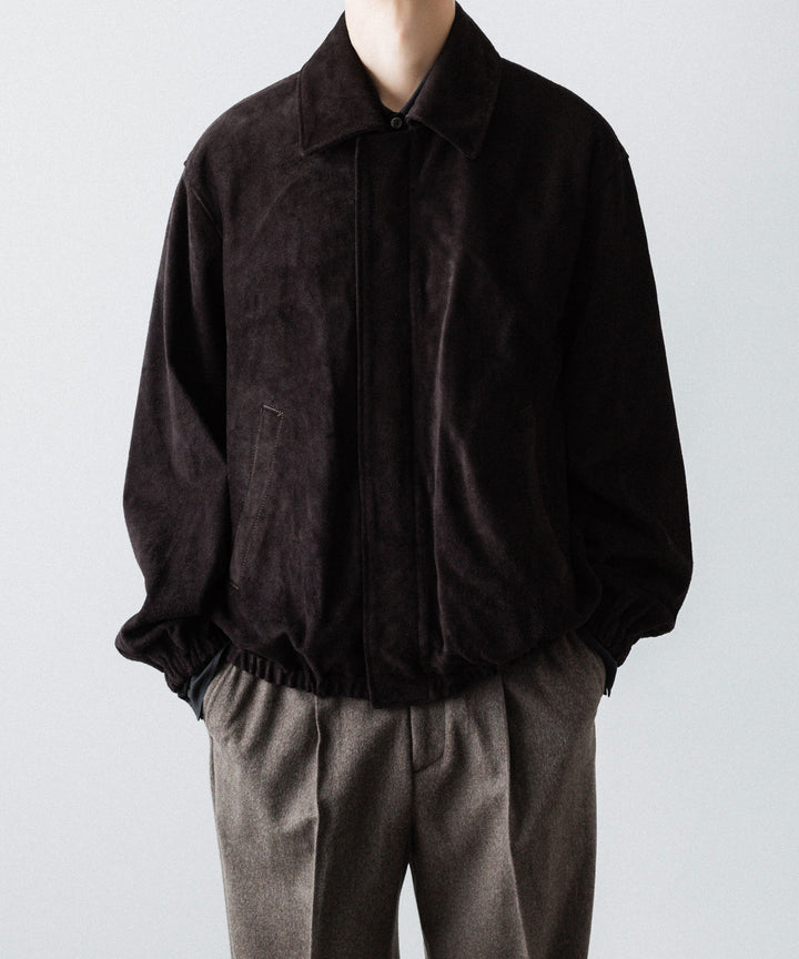ssstein(シュタイン)のCOW SUEDE ZIP SHORT JACKET - DARK BROWNの公式通販サイトsession福岡セレクトショップ