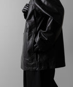 画像をギャラリービューアに読み込む, ssstein(シュタイン)のLEATHER CAR JACKET - BLACKの公式通販サイトsession福岡セレクトショップ
