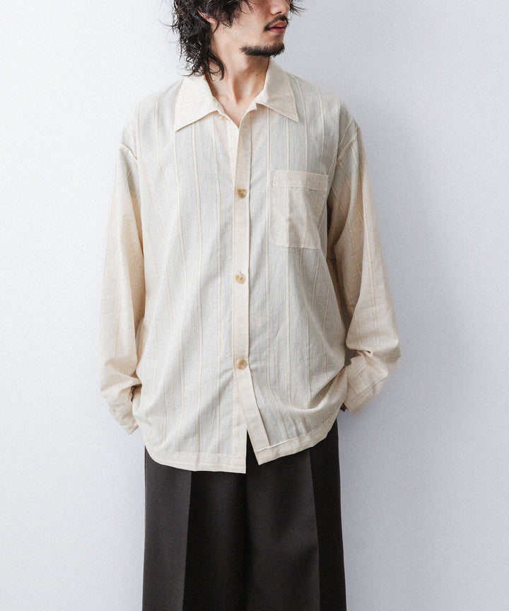 YUTASETOGAWA-ユウタセトガワのCOMFORT SHIRT-LENOのBEIGE公式通販サイトsession福岡セレクトショップ