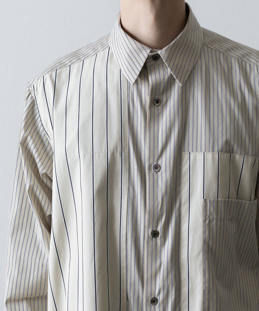 UJOH - ウジョーのSWITCHING POCKET SHIRTのBEIGE 公式通販サイトsession福岡セレクトショップ