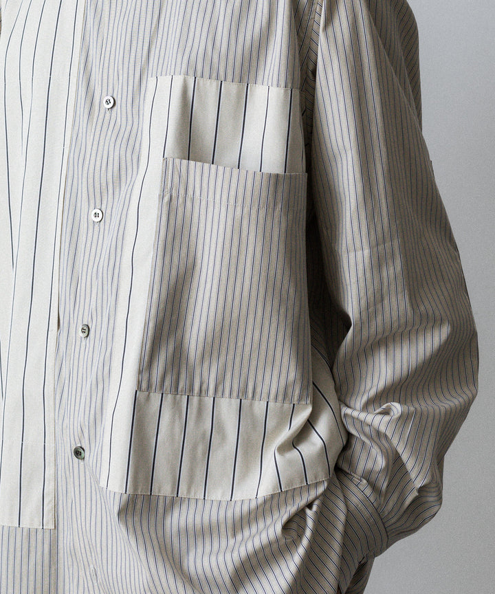 UJOH - ウジョーのSWITCHING POCKET SHIRTのBEIGE 公式通販サイトsession福岡セレクトショップ