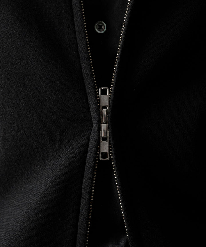 ssstein(シュタイン)のCOTTON DOUBLE KNIT TUCKED ZIP HOODIE - BLACKの公式通販サイトsession福岡セレクトショップ