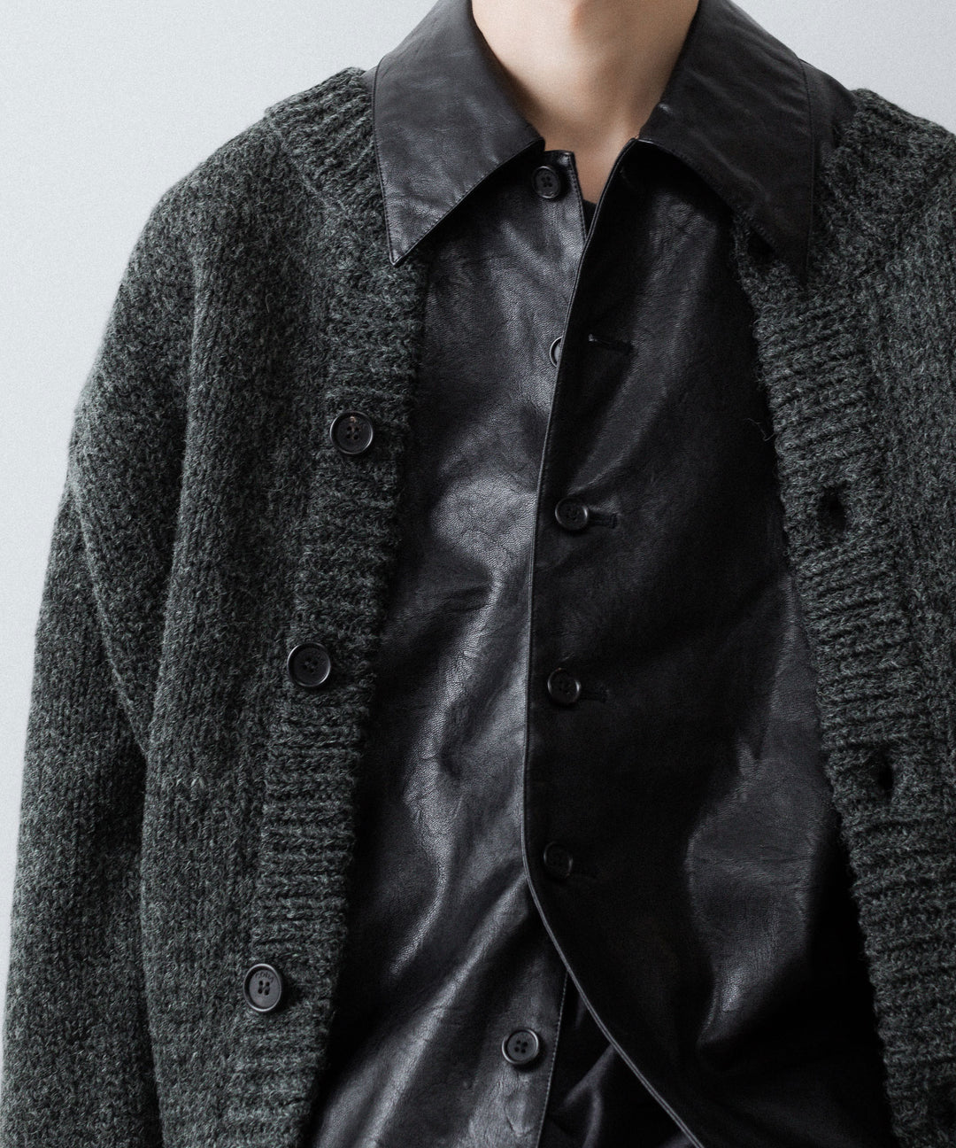 CODA コーダ BLACK SYNTHETIC LEATHER CUT OUT TIERED JACKETのBLACK 公式通販サイトsession福岡セレクトショップ