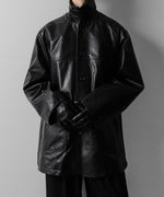 画像をギャラリービューアに読み込む, ssstein(シュタイン)のLEATHER CAR JACKET - BLACKの公式通販サイトsession福岡セレクトショップ
