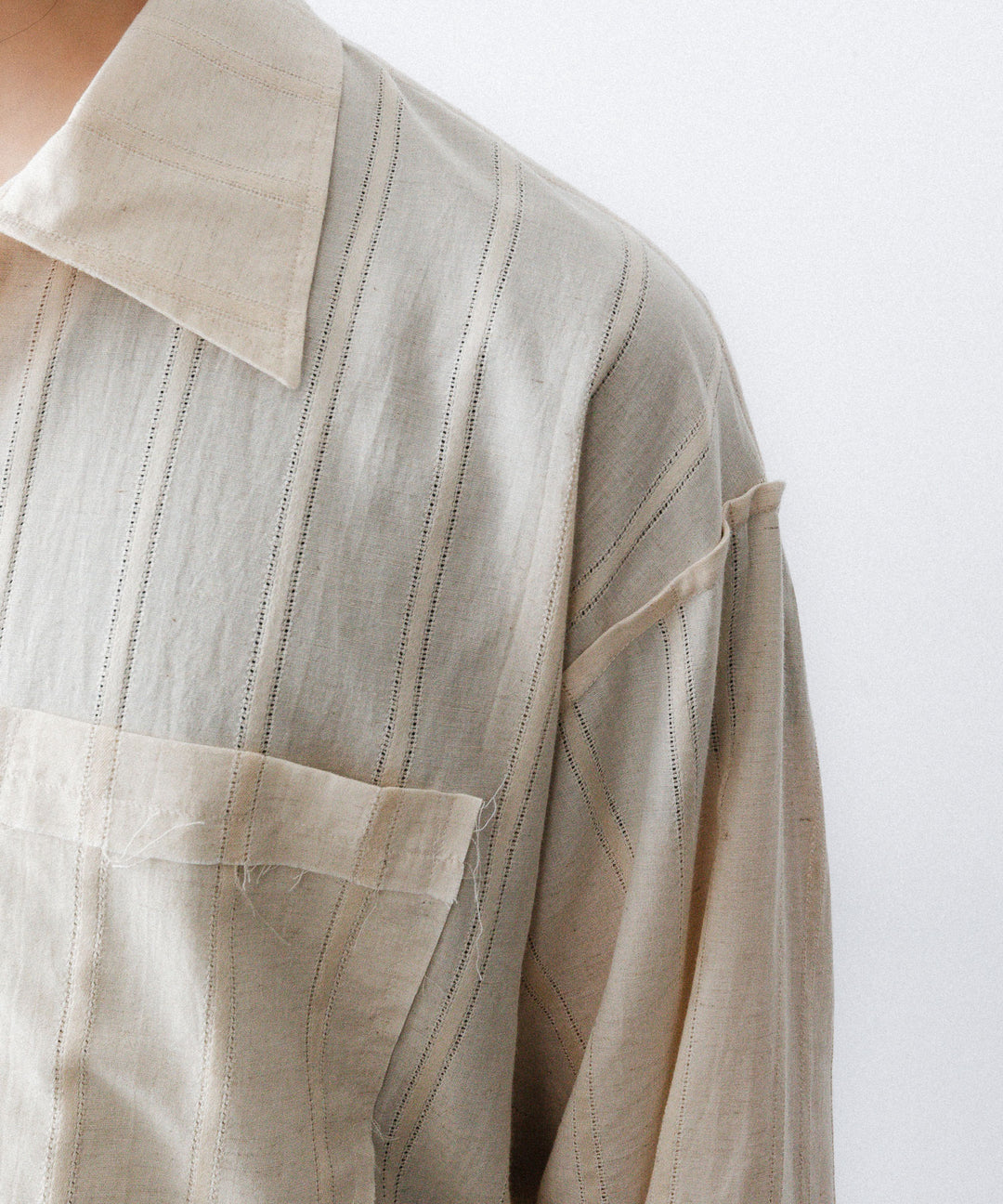 YUTASETOGAWA-ユウタセトガワのCOMFORT SHIRT-LENOのBEIGE公式通販サイトsession福岡セレクトショップ