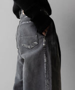 画像をギャラリービューアに読み込む, SUBLATIONS サブレーションズのMOLESKINE 2TUCK WIDE BAGGY PANTS - BLACKの公式通販サイトsession福岡セレクトショップ
