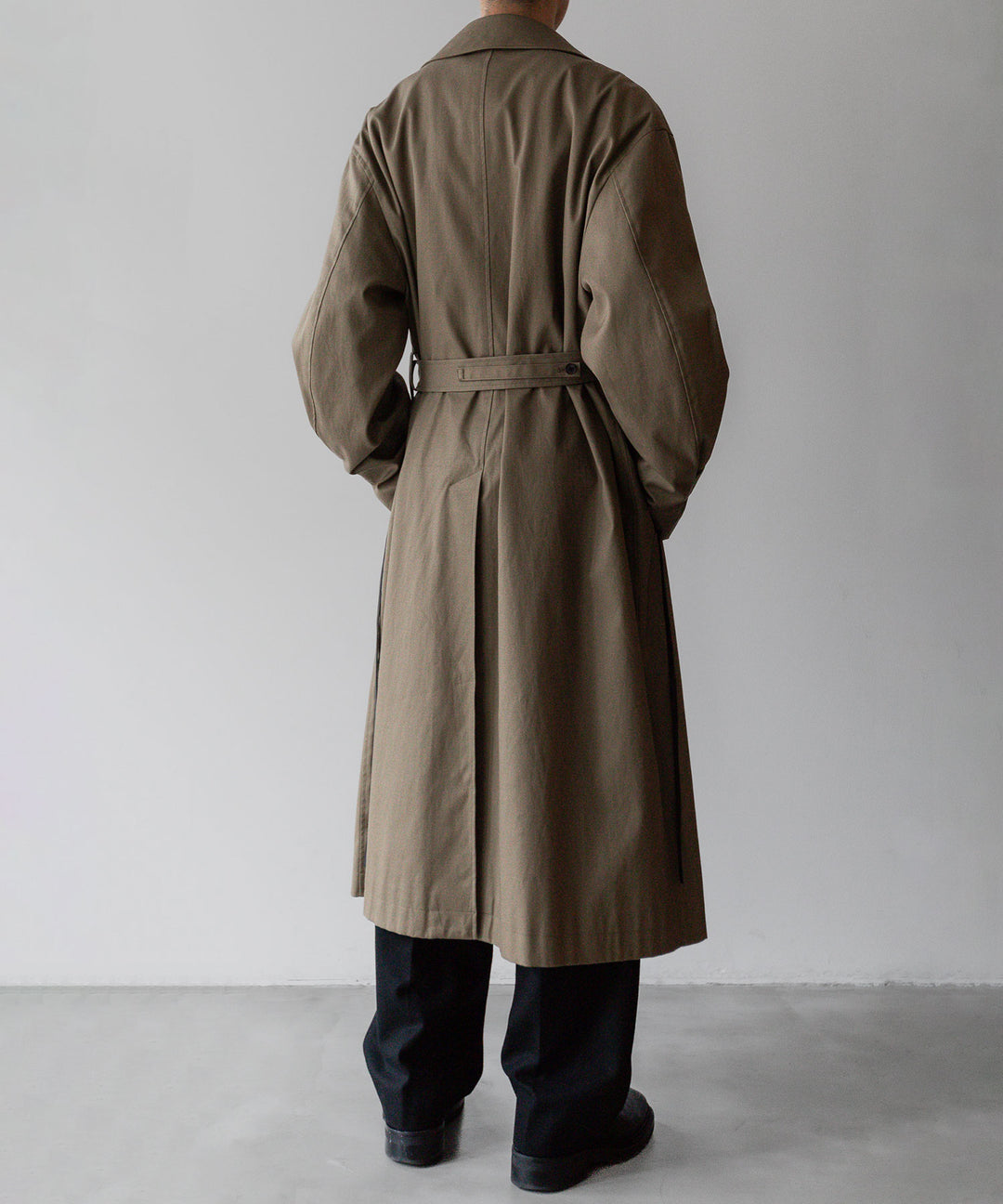 【stein】シュタインのOVERSIZED DOUBLE BREASTED COAT - DARK BEIGE 公式通販 session福岡セレクトショップ