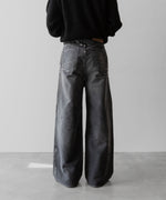 画像をギャラリービューアに読み込む, SUBLATIONS サブレーションズのMOLESKINE 2TUCK WIDE BAGGY PANTS - BLACKの公式通販サイトsession福岡セレクトショップ
