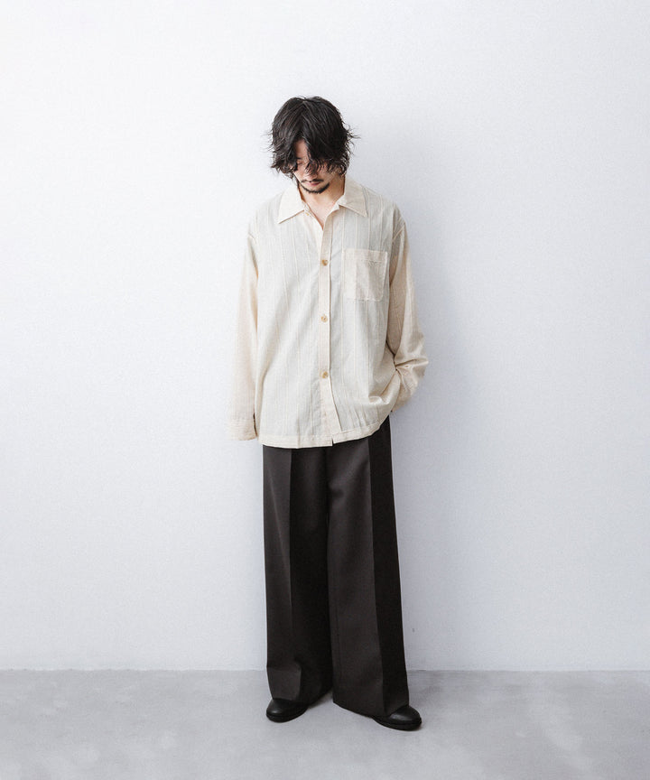 YUTASETOGAWA-ユウタセトガワのCOMFORT SHIRT-LENOのBEIGE公式通販サイトsession福岡セレクトショップ