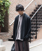 画像をギャラリービューアに読み込む, 【 WWW 】BUTTON-LESS CARDIGAN - BLACK
