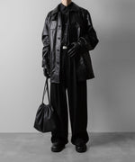 画像をギャラリービューアに読み込む, ssstein(シュタイン)のC/SI TWILL OVERSIZED REGULAR COLLAR SHIRT - BLACKの公式通販サイトsession福岡セレクトショップ
