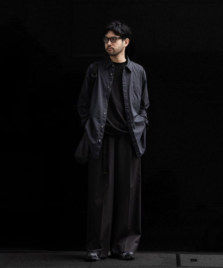 ssstein シュタインのEXTRA WIDE TROUSERS DARK CHARCOAL公式通販サイトsession福岡セレクトショップ