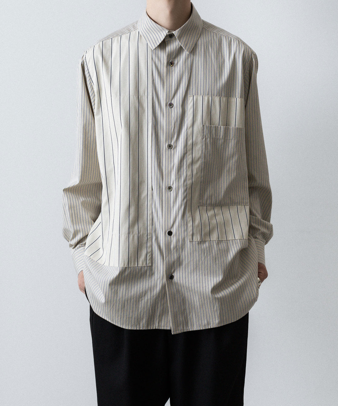 UJOH - ウジョーのSWITCHING POCKET SHIRTのBEIGE 公式通販サイトsession福岡セレクトショップ