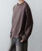画像をギャラリービューアに読み込む, 【CODA】FADED GREY AGING DAMAGED LONG SLEEVE T-SHIRT - FADED GREY
