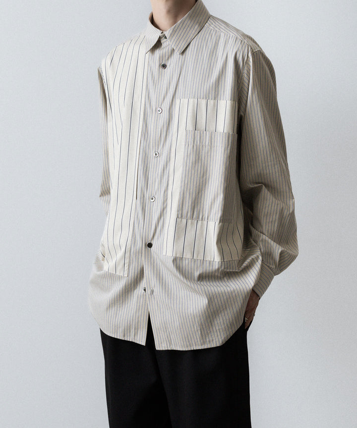 UJOH - ウジョーのSWITCHING POCKET SHIRTのBEIGE 公式通販サイトsession福岡セレクトショップ