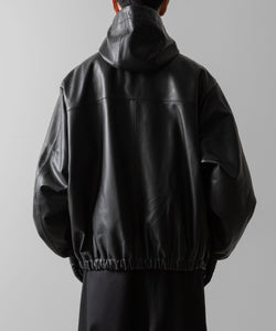 ssstein(シュタイン)のLEATHER HOODED SHORT JACKET - DARK CHARCOALの公式通販サイトsession福岡セレクトショップ
