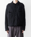 【OPPOSE DUALITY】6 POCKET PANEL KNIT - BLACK