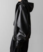 画像をギャラリービューアに読み込む, ssstein(シュタイン)のLEATHER HOODED SHORT JACKET - DARK CHARCOALの公式通販サイトsession福岡セレクトショップ

