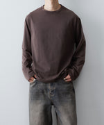 画像をギャラリービューアに読み込む, 【CODA】FADED GREY AGING DAMAGED LONG SLEEVE T-SHIRT - FADED GREY
