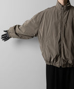 画像をギャラリービューアに読み込む, ssstein(シュタイン)のWINDPROOF NYLON PADDED JACKET - TAUPEの公式通販サイトsession福岡セレクトショップ

