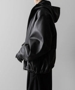 ssstein(シュタイン)のLEATHER HOODED SHORT JACKET - DARK CHARCOALの公式通販サイトsession福岡セレクトショップ
