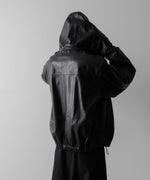 画像をギャラリービューアに読み込む, ssstein(シュタイン)のLEATHER HOODED SHORT JACKET - DARK CHARCOALの公式通販サイトsession福岡セレクトショップ

