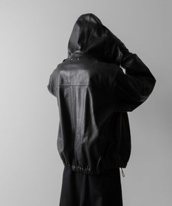 ssstein(シュタイン)のLEATHER HOODED SHORT JACKET - DARK CHARCOALの公式通販サイトsession福岡セレクトショップ
