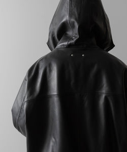 ssstein(シュタイン)のLEATHER HOODED SHORT JACKET - DARK CHARCOALの公式通販サイトsession福岡セレクトショップ
