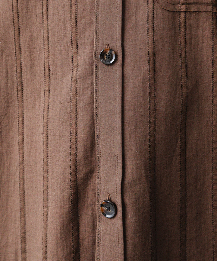 YUTASETOGAWA-ユウタセトガワのCOMFORT SHIRT-LENOのBROWN公式通販サイトsession福岡セレクトショップ