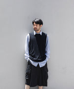 画像をギャラリービューアに読み込む, KANEMASA PHIL. カネマサフィルの46G STRIPE MODEST SHIRTのSAX BLACK公式通販session福岡セレクトショップ

