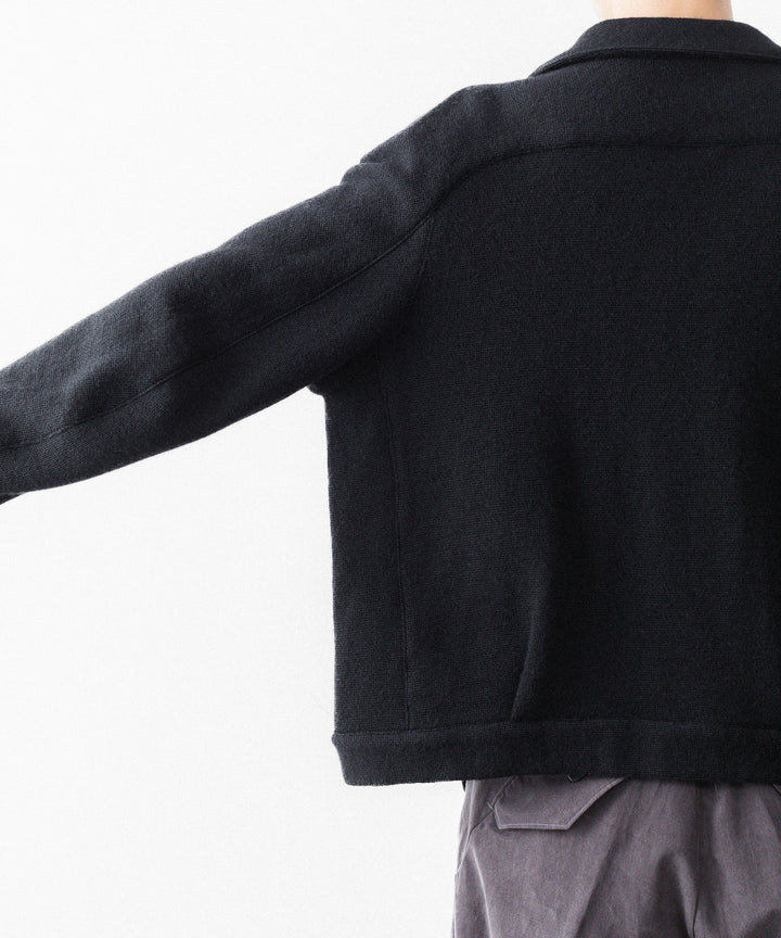 【OPPOSE DUALITY】6 POCKET PANEL KNIT - BLACK
