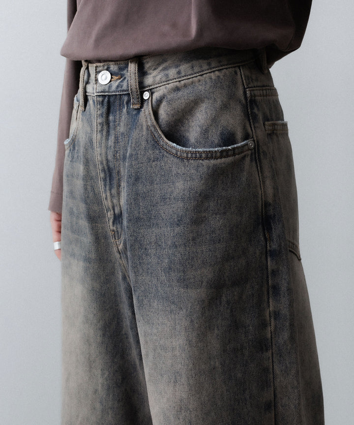 CODA コーダ GREY ACID WASH LAYERED HYBRID JEANSのGREY ACID WASH 公式通販サイトsession福岡セレクトショップ
