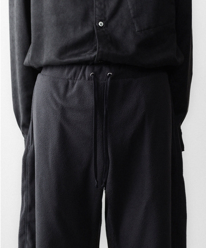 OPPOSE DUALITY-オポーズデュアリティのTWIST FLEECE TRSのBLACK公式通販サイトsession福岡セレクトショップ