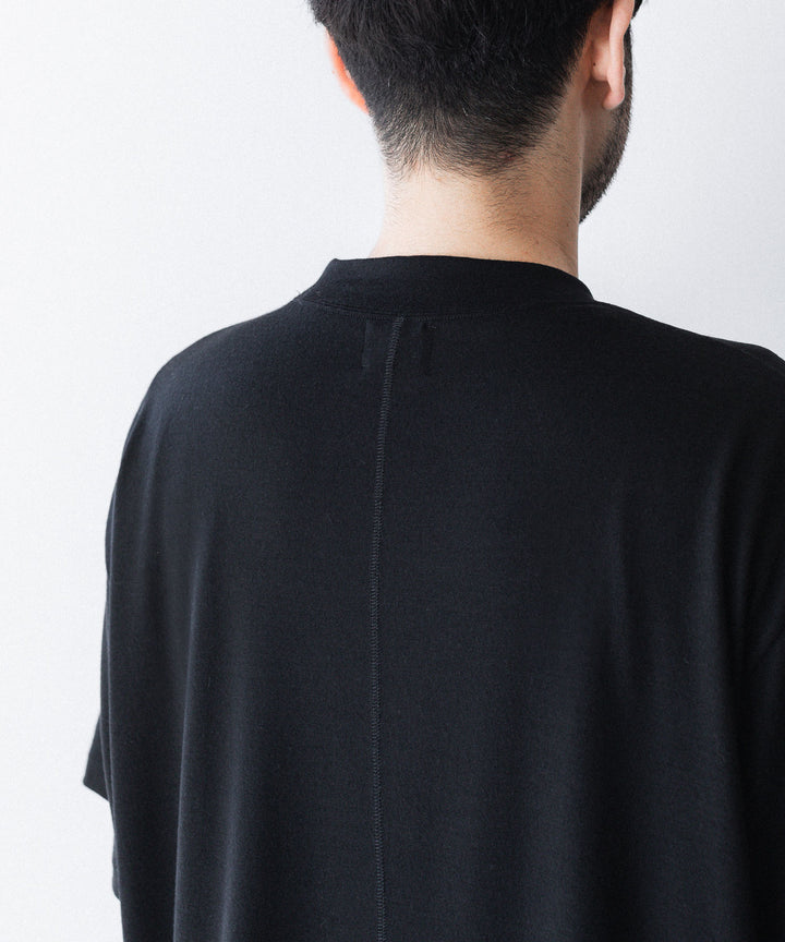 WWW ラッピンノットウールウェアS/S WIDE FIT T-SHIRTのBLACK 公式通販サイトsession福岡セレクトショップ
