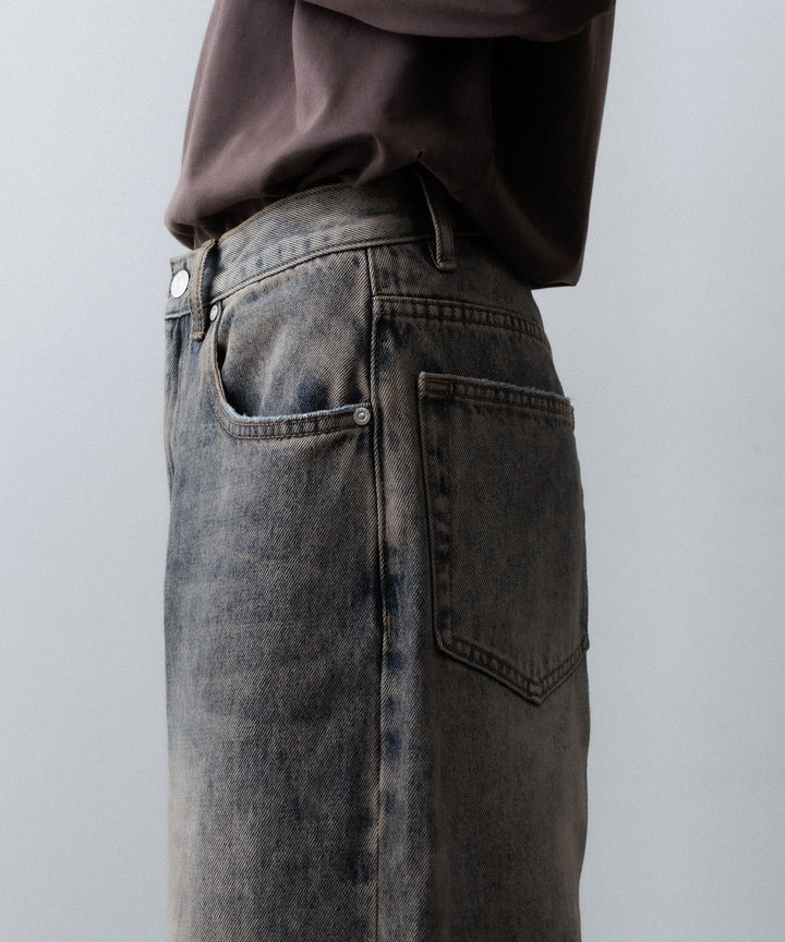 CODA コーダ GREY ACID WASH LAYERED HYBRID JEANSのGREY ACID WASH 公式通販サイトsession福岡セレクトショップ