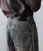 画像をギャラリービューアに読み込む, CODA コーダ GREY ACID WASH LAYERED HYBRID JEANSのGREY ACID WASH 公式通販サイトsession福岡セレクトショップ
