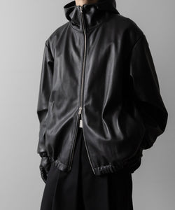 ssstein(シュタイン)のLEATHER HOODED SHORT JACKET - DARK CHARCOALの公式通販サイトsession福岡セレクトショップ
