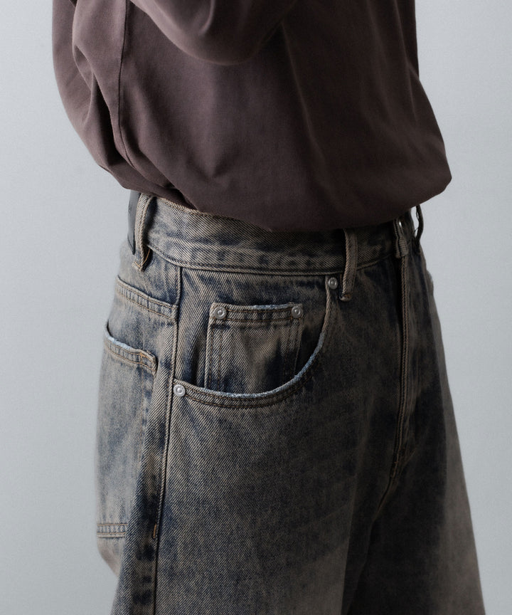 CODA コーダ GREY ACID WASH LAYERED HYBRID JEANSのGREY ACID WASH 公式通販サイトsession福岡セレクトショップ