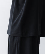 画像をギャラリービューアに読み込む, WWW ラッピンノットウールウェアS/S WIDE FIT T-SHIRTのBLACK 公式通販サイトsession福岡セレクトショップ
