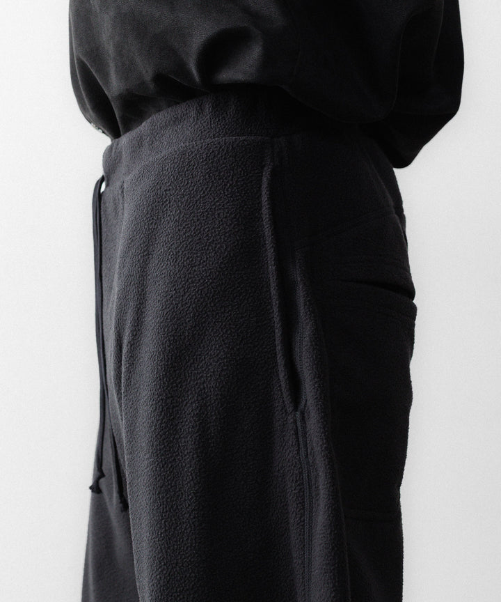 OPPOSE DUALITY-オポーズデュアリティのTWIST FLEECE TRSのBLACK公式通販サイトsession福岡セレクトショップ