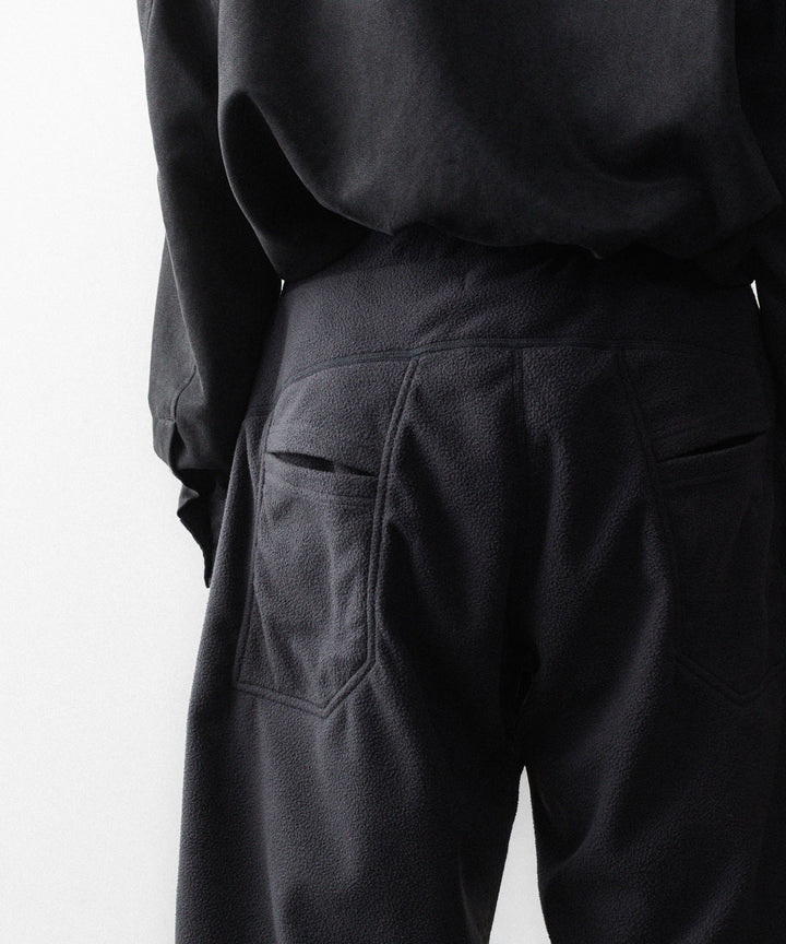 OPPOSE DUALITY-オポーズデュアリティのTWIST FLEECE TRSのBLACK公式通販サイトsession福岡セレクトショップ