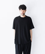 画像をギャラリービューアに読み込む, WWW ラッピンノットウールウェアS/S WIDE FIT T-SHIRTのBLACK 公式通販サイトsession福岡セレクトショップ
