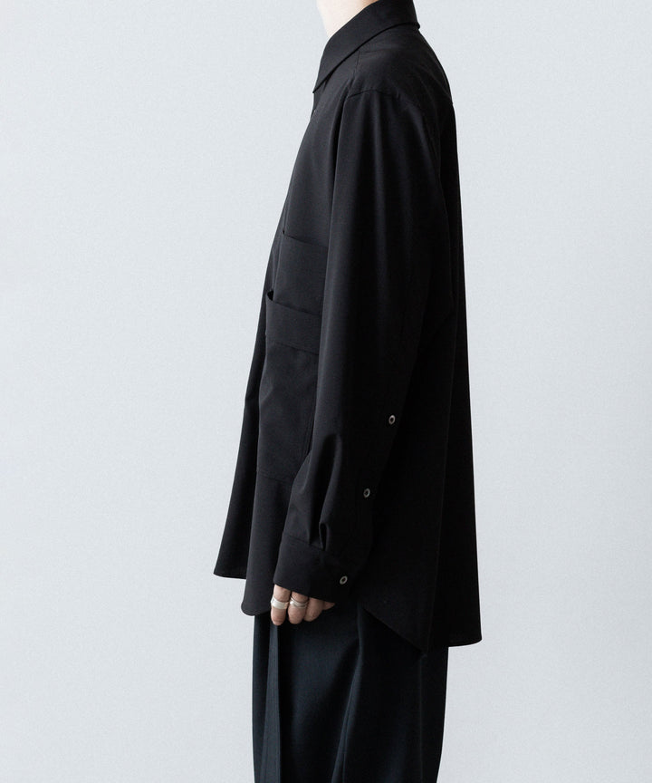 UJOH - ウジョーの4 POCKETS SHIRTのBLACK 公式通販サイトsession福岡セレクトショップ