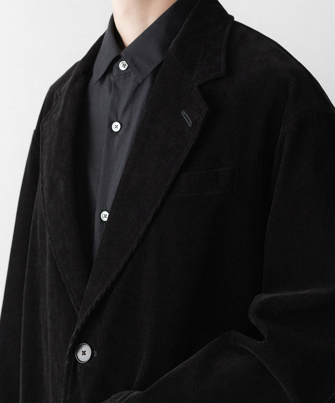 ssstein(シュタイン)のVINTAGE CORDUROY SINGLE BREASTED JACKET - BLACKの公式通販サイトsession福岡セレクトショップ