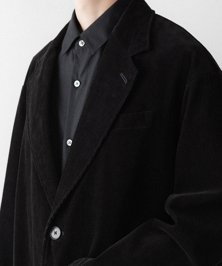ssstein(シュタイン)のVINTAGE CORDUROY SINGLE BREASTED JACKET - BLACKの公式通販サイトsession福岡セレクトショップ