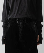 画像をギャラリービューアに読み込む, 【SUBLATIONS】VELVET TRANSFORM EASY TRACK PANTS - BLACK
