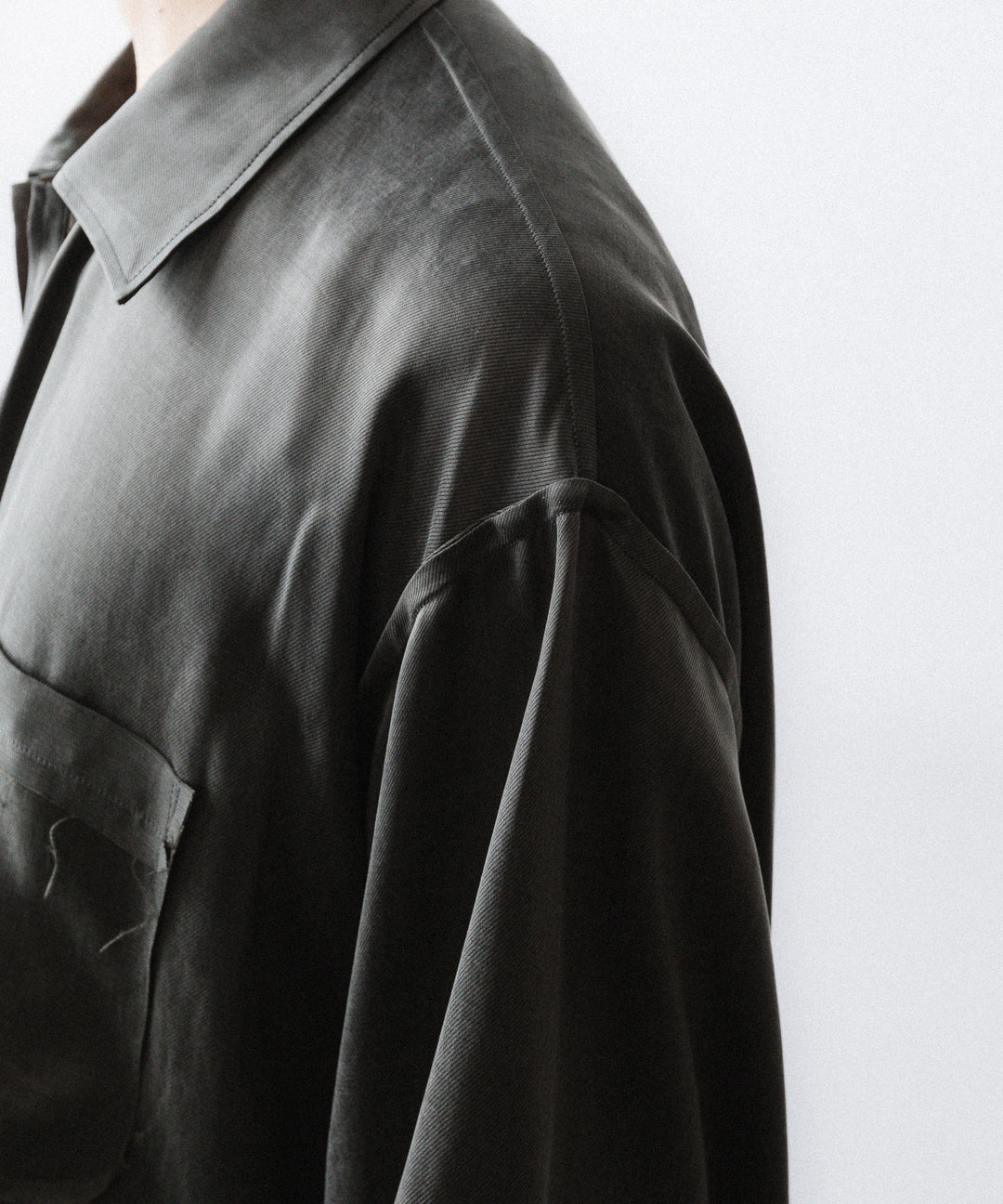 YUTASETOGAWA-ユウタセトガワのCOMFORT SHIRT-CUPROのSUMI公式通販サイトsession福岡セレクトショップ