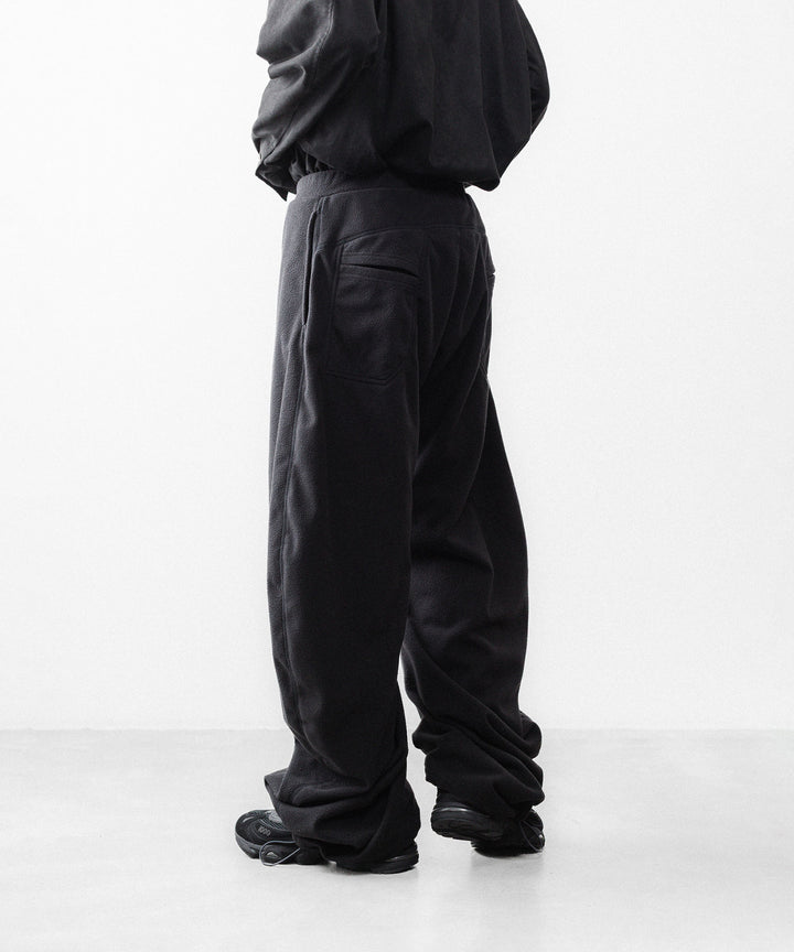 OPPOSE DUALITY-オポーズデュアリティのTWIST FLEECE TRSのBLACK公式通販サイトsession福岡セレクトショップ