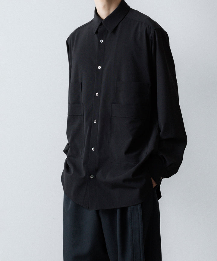 UJOH - ウジョーの4 POCKETS SHIRTのBLACK 公式通販サイトsession福岡セレクトショップ