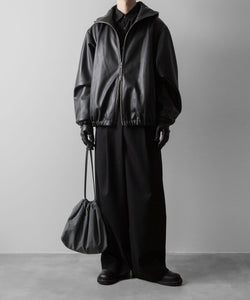 ssstein(シュタイン)のLEATHER HOODED SHORT JACKET - DARK CHARCOALの公式通販サイトsession福岡セレクトショップ
